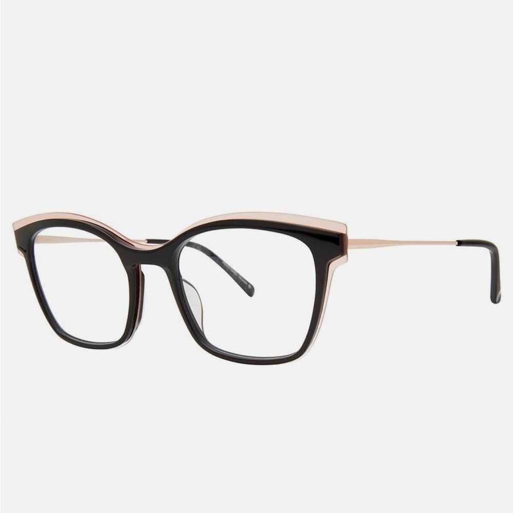 Morel Koali 20085K NP06 Black Cat Eye Eyeglasses Acetate Frame 53-20-145 France